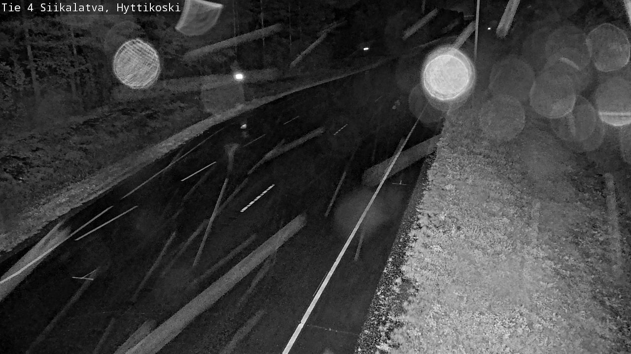 Weather Camera Image Road 4 Siikalatva, Hyttikoski, Siikalatva, Pohjois-Pohjanmaa