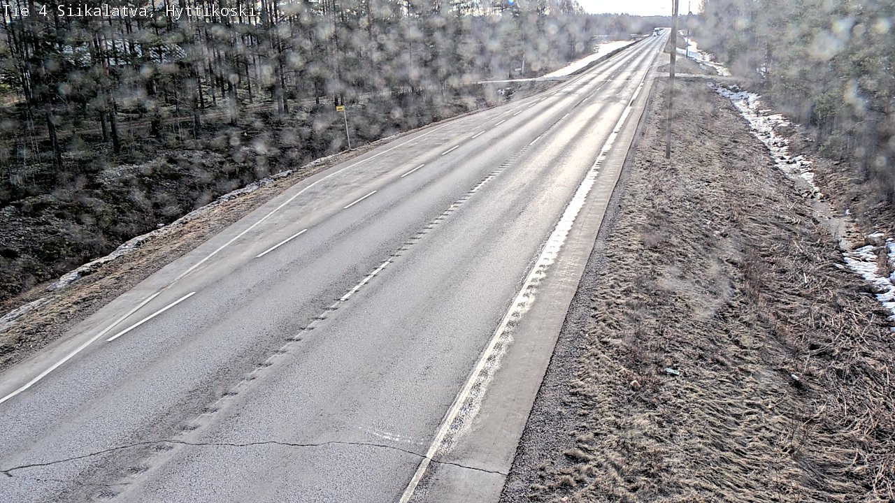 Weather Camera Image Väg 4 Siikalatva, Hyttikoski, Siikalatva, Pohjois-Pohjanmaa