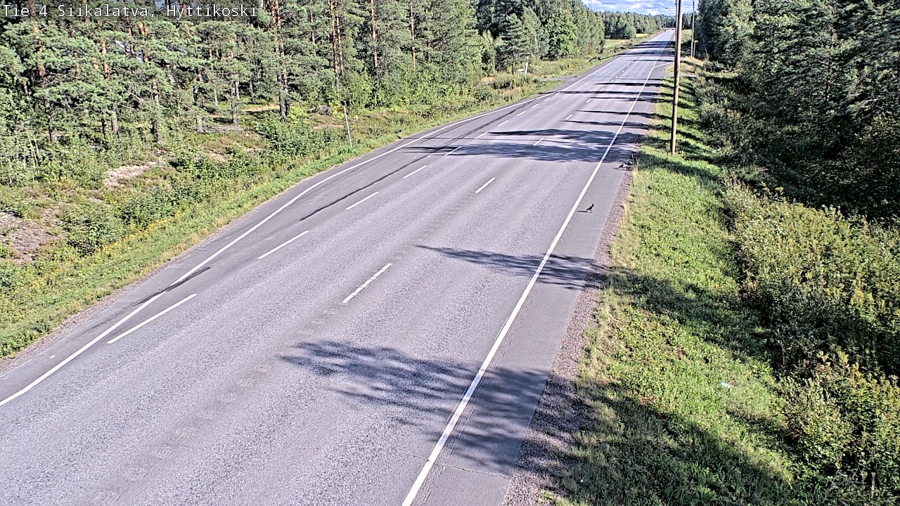 Weather Camera Image Väg 4 Siikalatva, Hyttikoski, Siikalatva, Pohjois-Pohjanmaa
