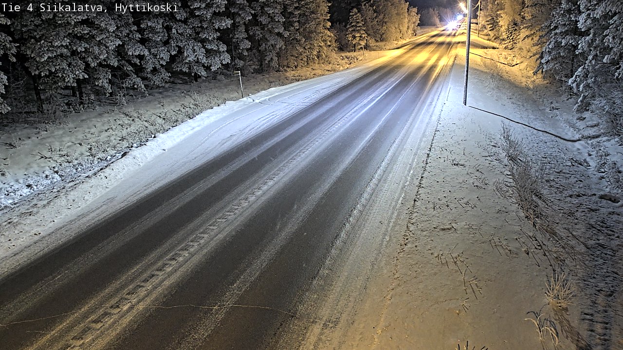 Weather Camera Image Road 4 Siikalatva, Hyttikoski, Siikalatva, Pohjois-Pohjanmaa