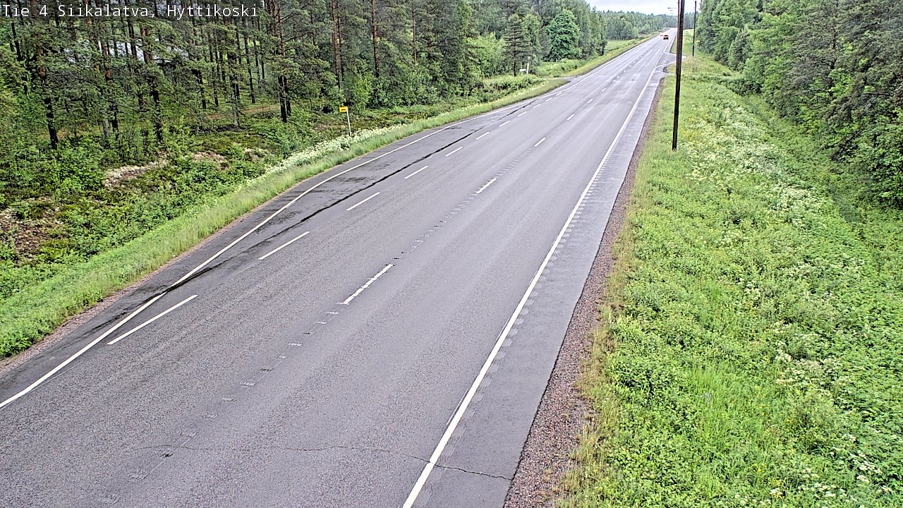 Weather Camera Image Road 4 Siikalatva, Hyttikoski, Siikalatva, Pohjois-Pohjanmaa