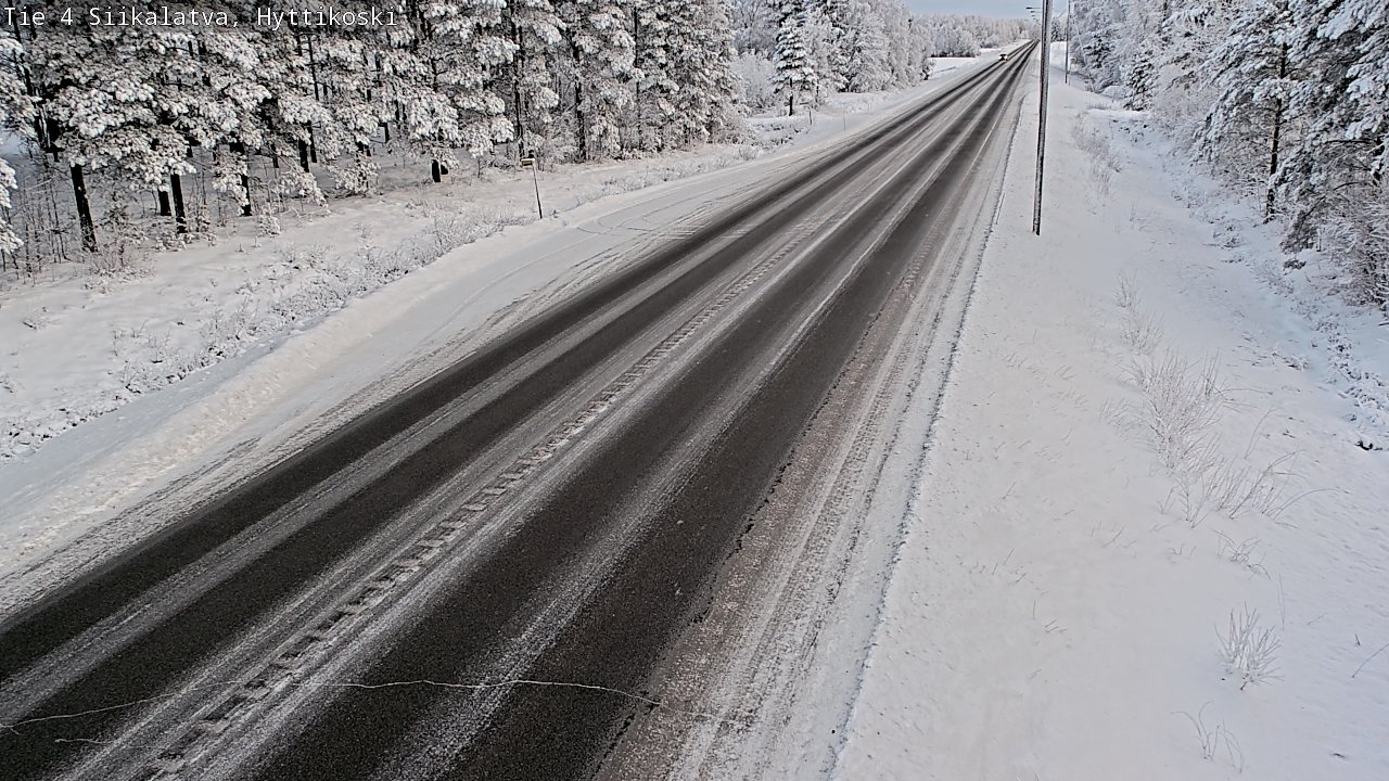 Weather Camera Image Road 4 Siikalatva, Hyttikoski, Siikalatva, Pohjois-Pohjanmaa