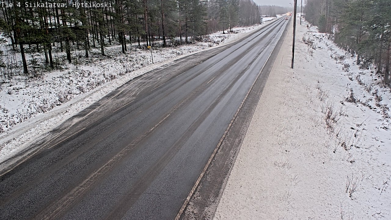 Weather Camera Image Road 4 Siikalatva, Hyttikoski, Siikalatva, Pohjois-Pohjanmaa
