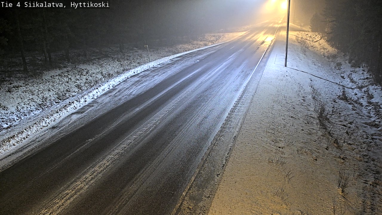 Weather Camera Image Väg 4 Siikalatva, Hyttikoski, Siikalatva, Pohjois-Pohjanmaa