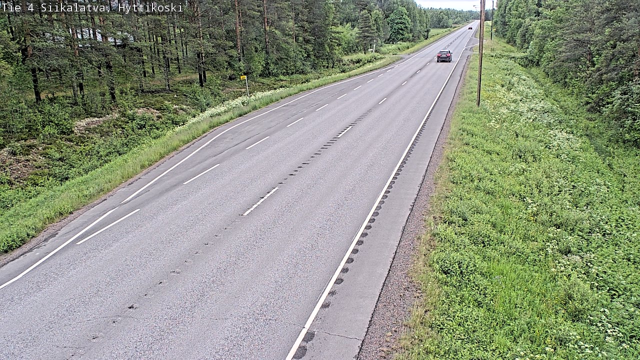 Weather Camera Image Road 4 Siikalatva, Hyttikoski, Siikalatva, Pohjois-Pohjanmaa