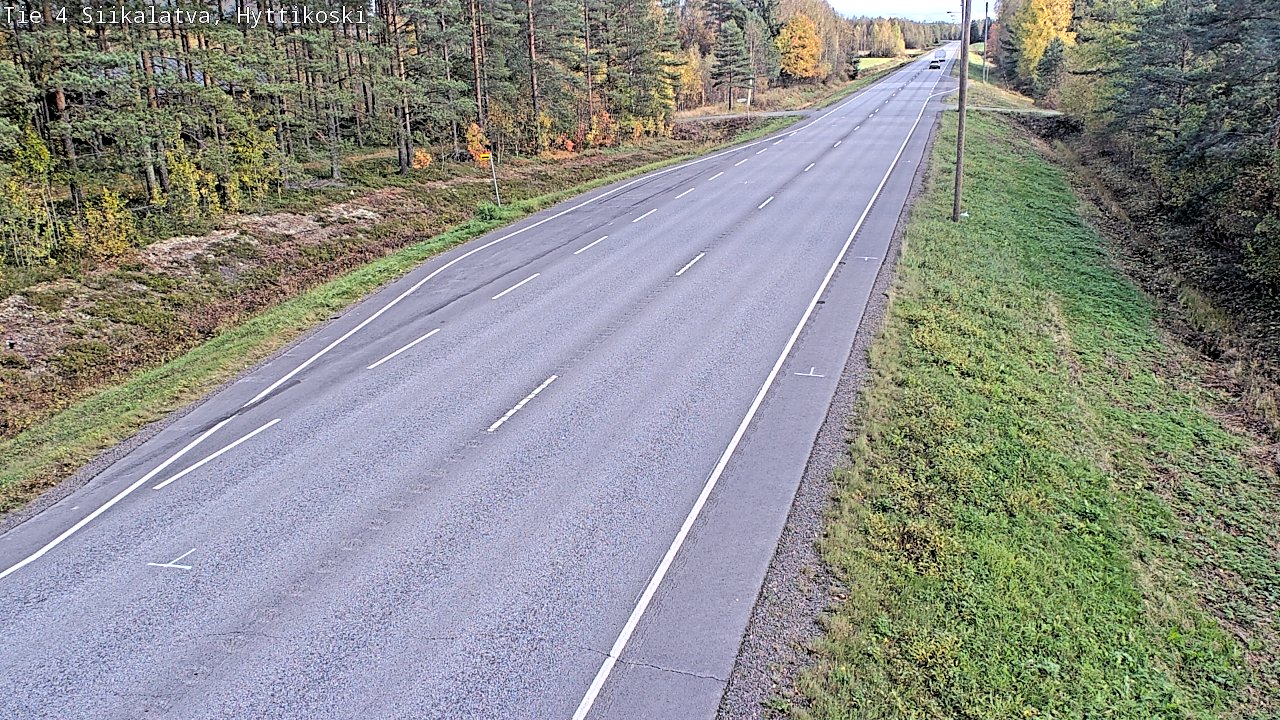 Weather Camera Image Road 4 Siikalatva, Hyttikoski, Siikalatva, Pohjois-Pohjanmaa