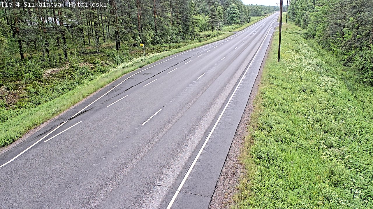 Weather Camera Image Road 4 Siikalatva, Hyttikoski, Siikalatva, Pohjois-Pohjanmaa