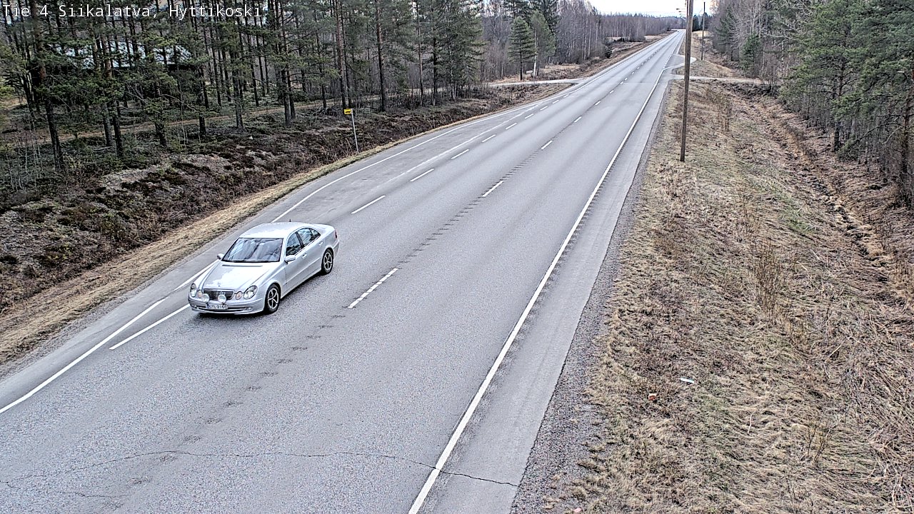 Weather Camera Image Road 4 Siikalatva, Hyttikoski, Siikalatva, Pohjois-Pohjanmaa