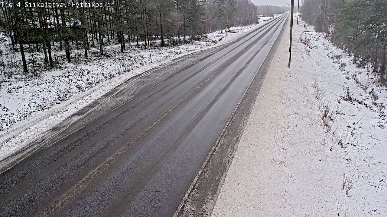 Weather Camera Image Road 4 Siikalatva, Hyttikoski, Siikalatva, Pohjois-Pohjanmaa