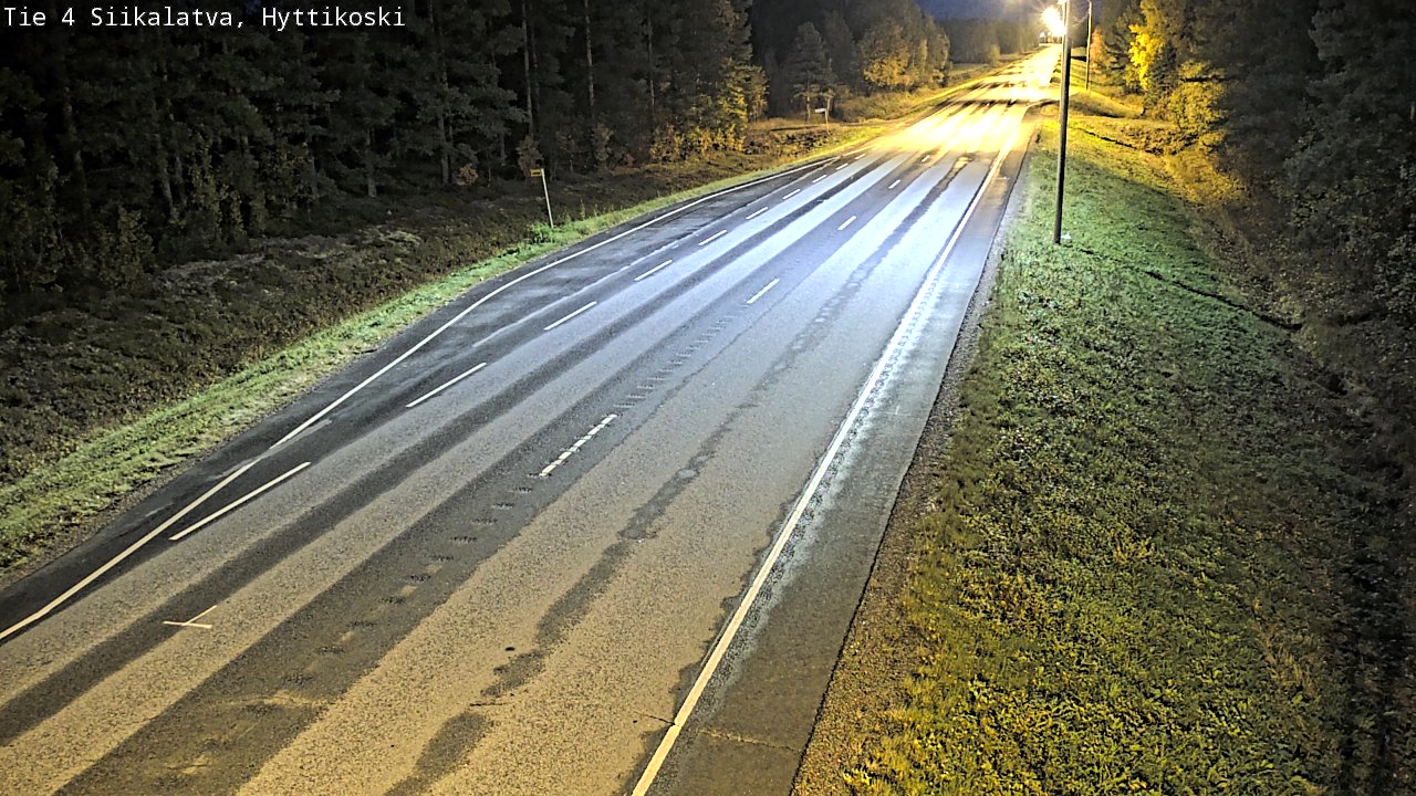 Weather Camera Image Road 4 Siikalatva, Hyttikoski, Siikalatva, Pohjois-Pohjanmaa