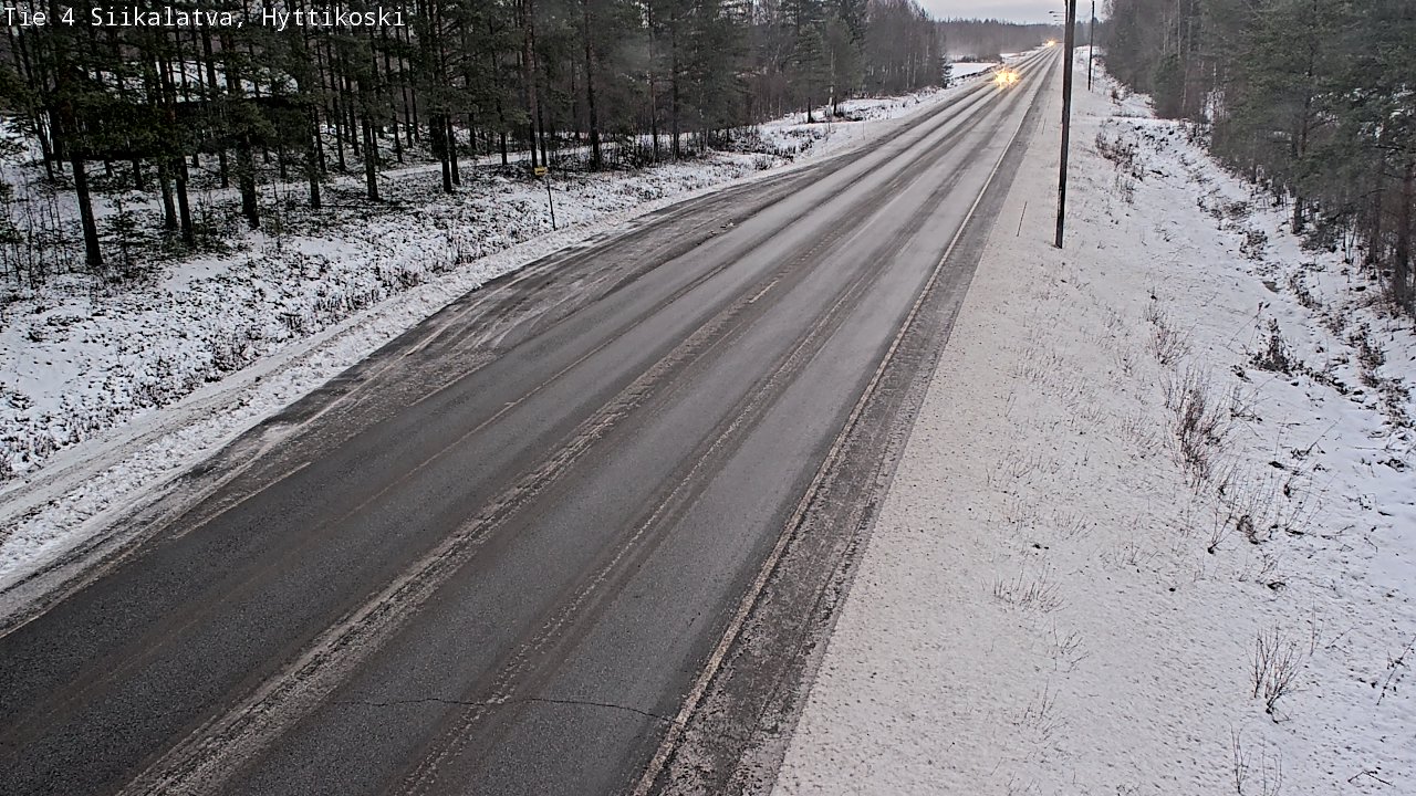 Weather Camera Image Väg 4 Siikalatva, Hyttikoski, Siikalatva, Pohjois-Pohjanmaa