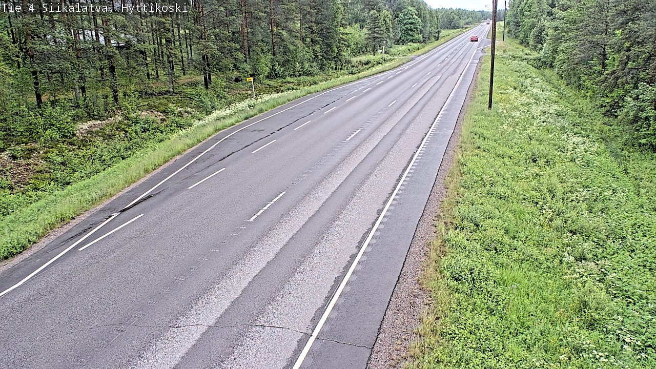 Weather Camera Image Road 4 Siikalatva, Hyttikoski, Siikalatva, Pohjois-Pohjanmaa