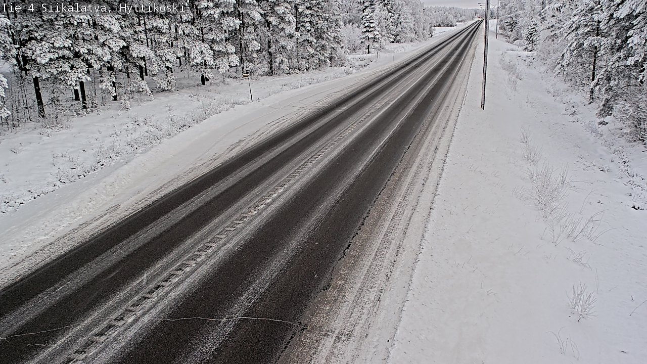 Weather Camera Image Road 4 Siikalatva, Hyttikoski, Siikalatva, Pohjois-Pohjanmaa