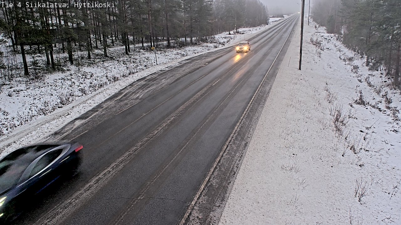 Weather Camera Image Väg 4 Siikalatva, Hyttikoski, Siikalatva, Pohjois-Pohjanmaa