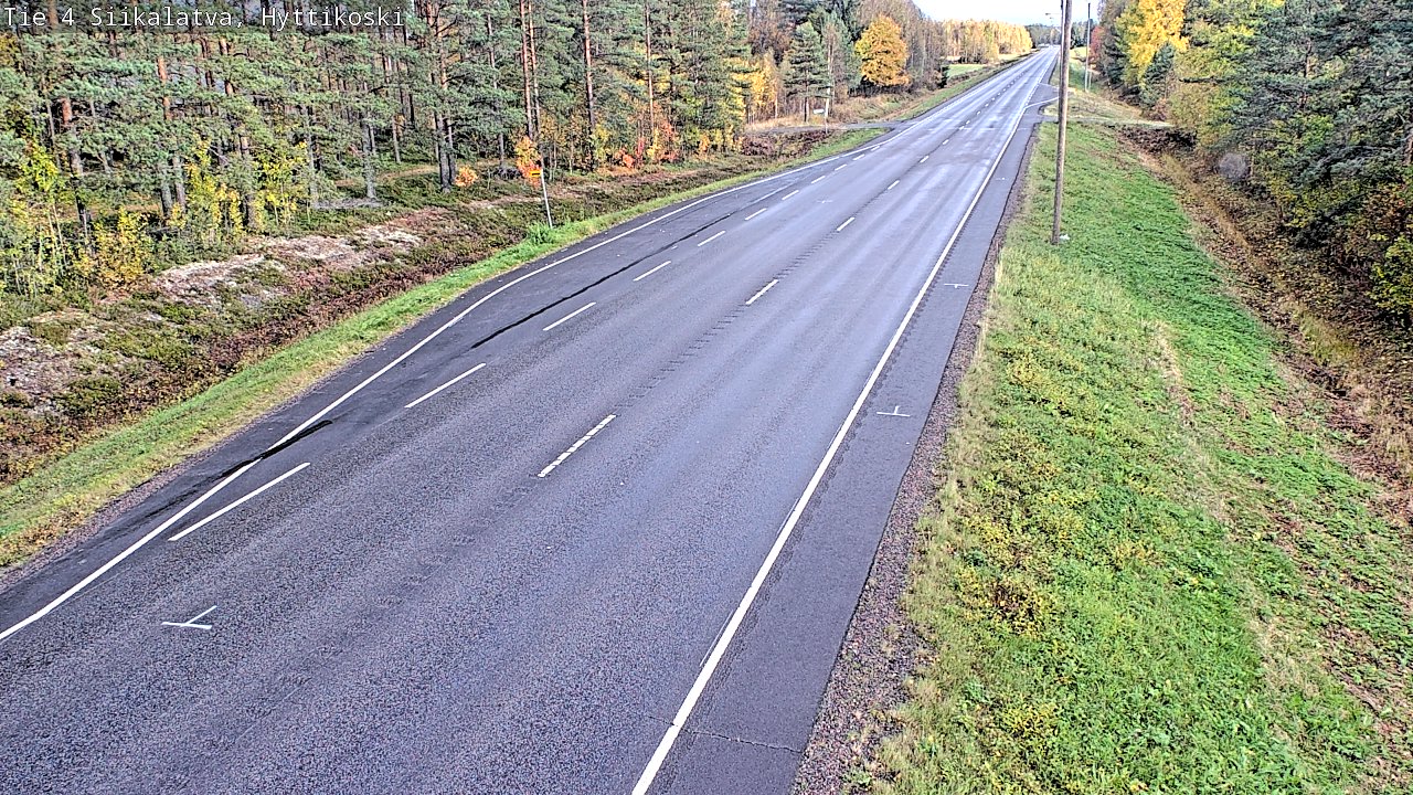Weather Camera Image Road 4 Siikalatva, Hyttikoski, Siikalatva, Pohjois-Pohjanmaa