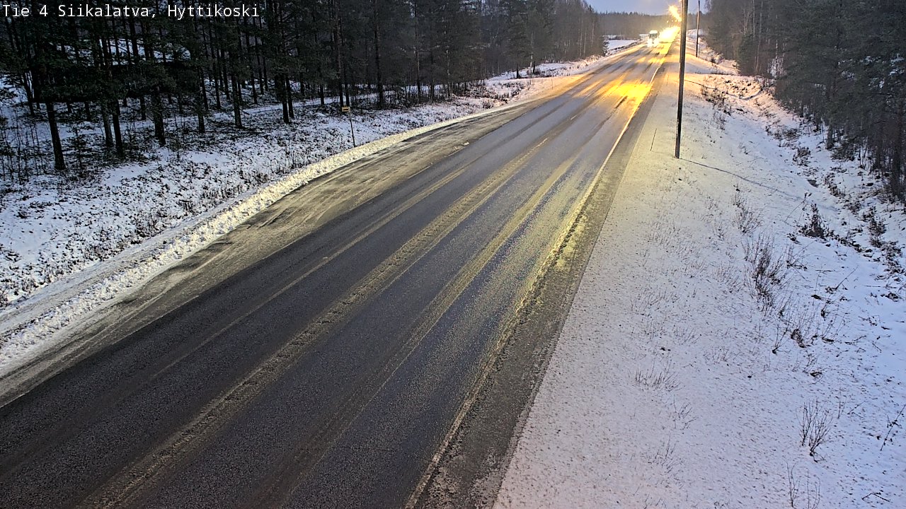 Weather Camera Image Road 4 Siikalatva, Hyttikoski, Siikalatva, Pohjois-Pohjanmaa
