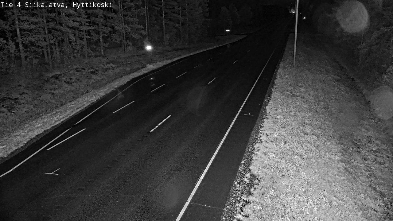 Weather Camera Image Road 4 Siikalatva, Hyttikoski, Siikalatva, Pohjois-Pohjanmaa