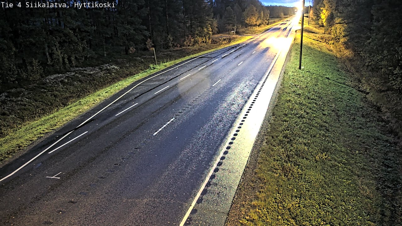 Weather Camera Image Road 4 Siikalatva, Hyttikoski, Siikalatva, Pohjois-Pohjanmaa