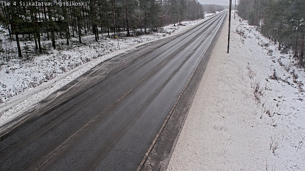 Weather Camera Image Road 4 Siikalatva, Hyttikoski, Siikalatva, Pohjois-Pohjanmaa
