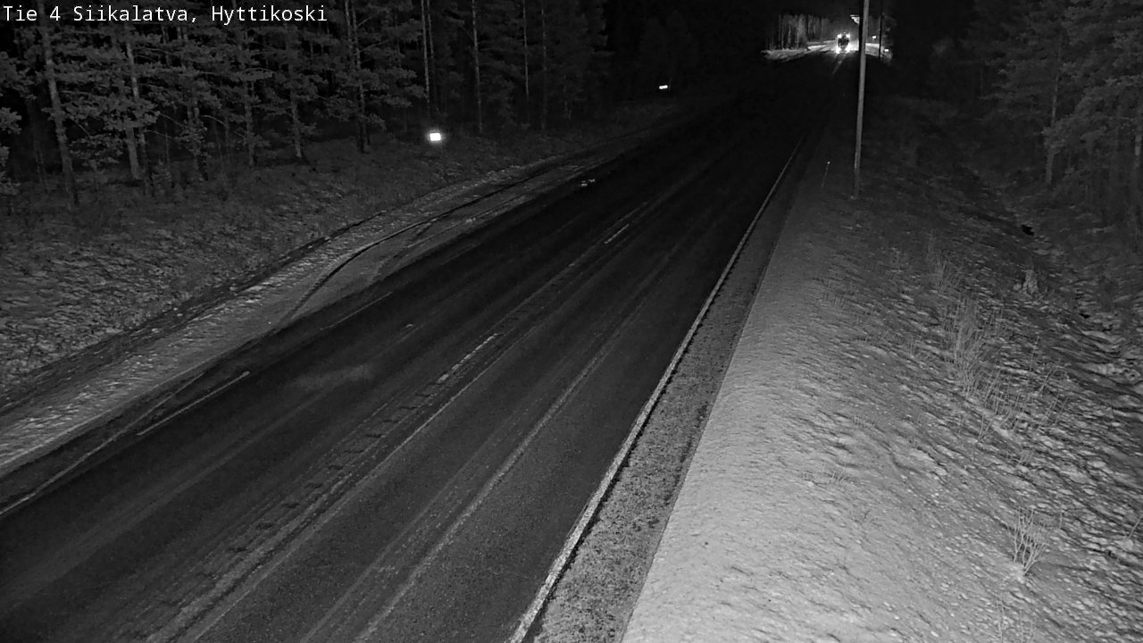Weather Camera Image Väg 4 Siikalatva, Hyttikoski, Siikalatva, Pohjois-Pohjanmaa