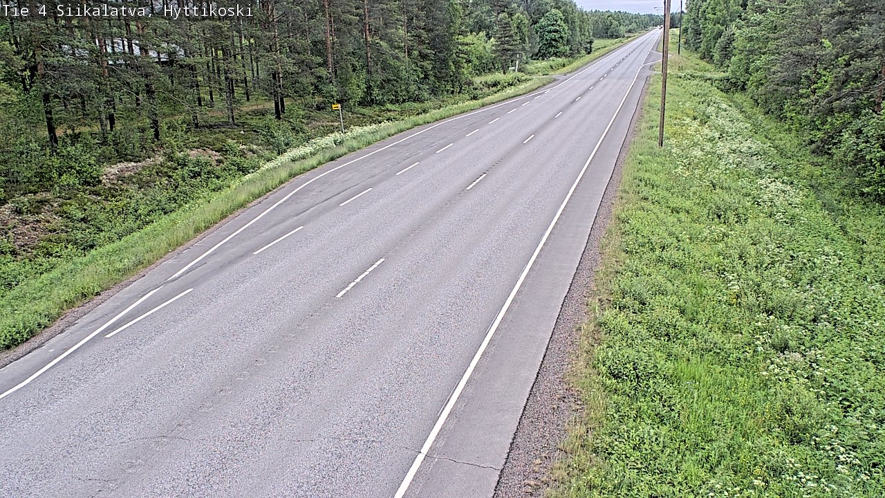 Weather Camera Image Road 4 Siikalatva, Hyttikoski, Siikalatva, Pohjois-Pohjanmaa