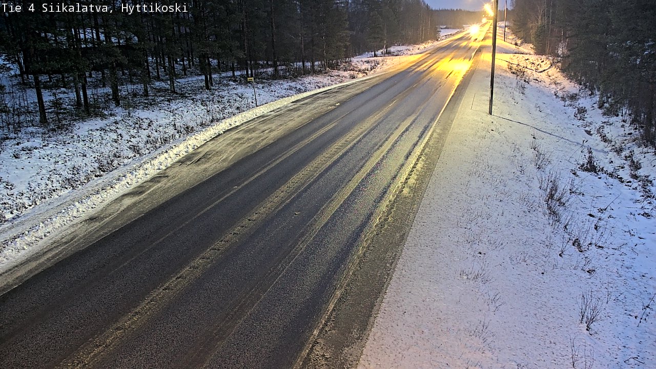 Weather Camera Image Road 4 Siikalatva, Hyttikoski, Siikalatva, Pohjois-Pohjanmaa