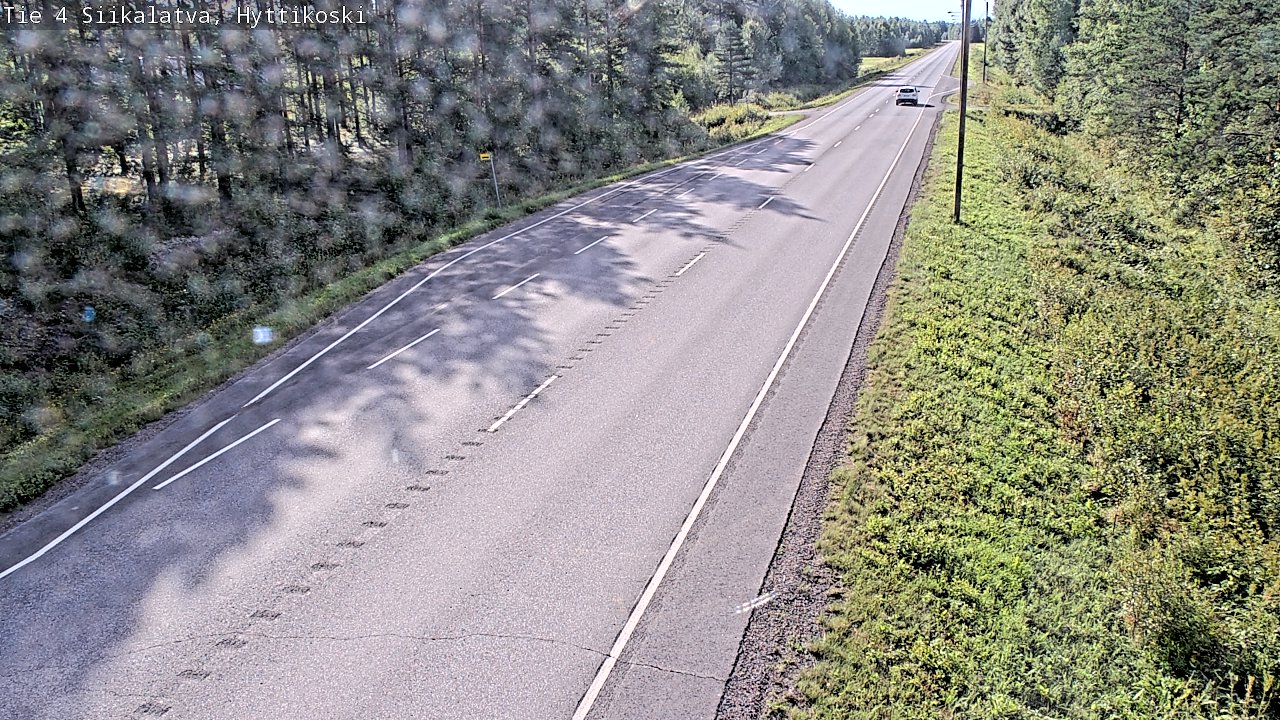 Weather Camera Image Väg 4 Siikalatva, Hyttikoski, Siikalatva, Pohjois-Pohjanmaa