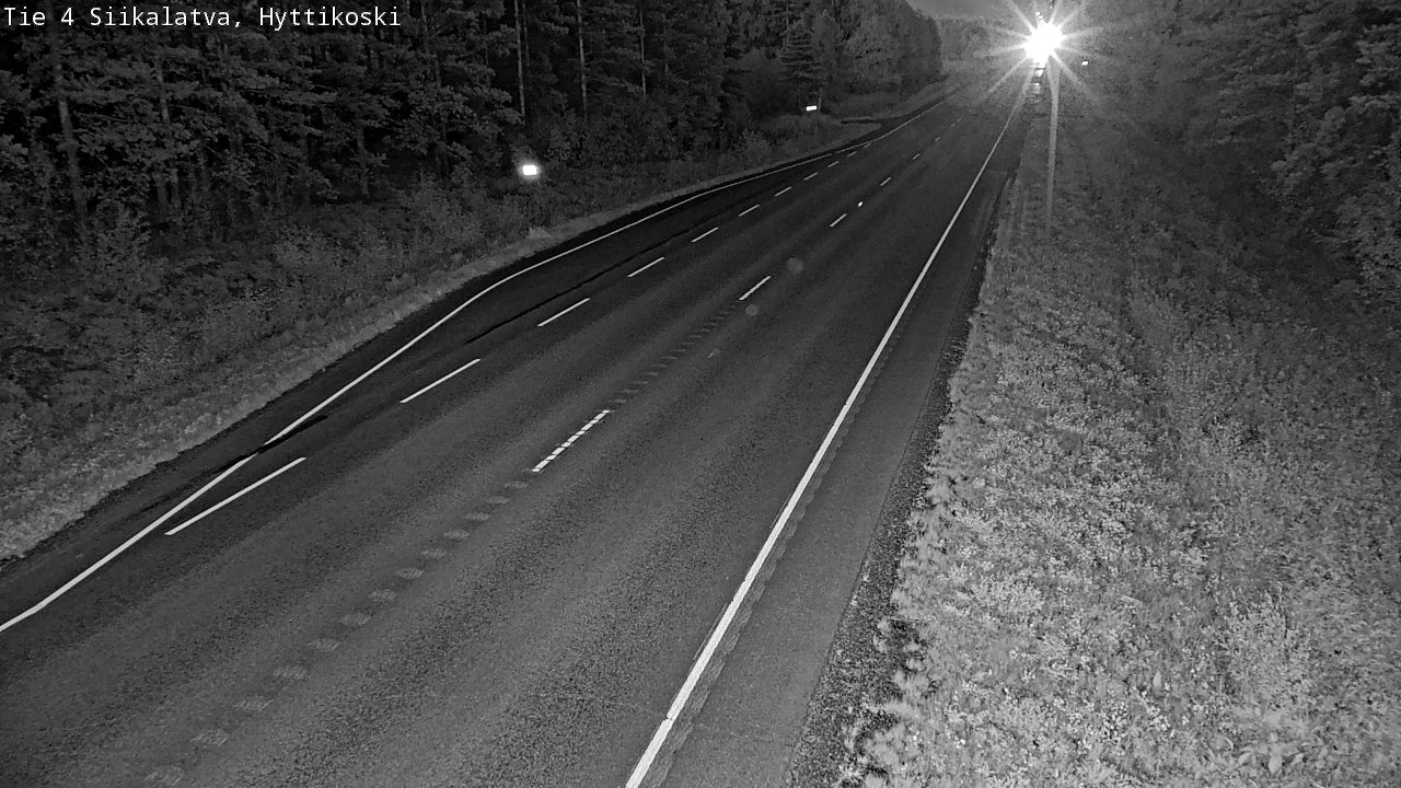 Weather Camera Image Väg 4 Siikalatva, Hyttikoski, Siikalatva, Pohjois-Pohjanmaa