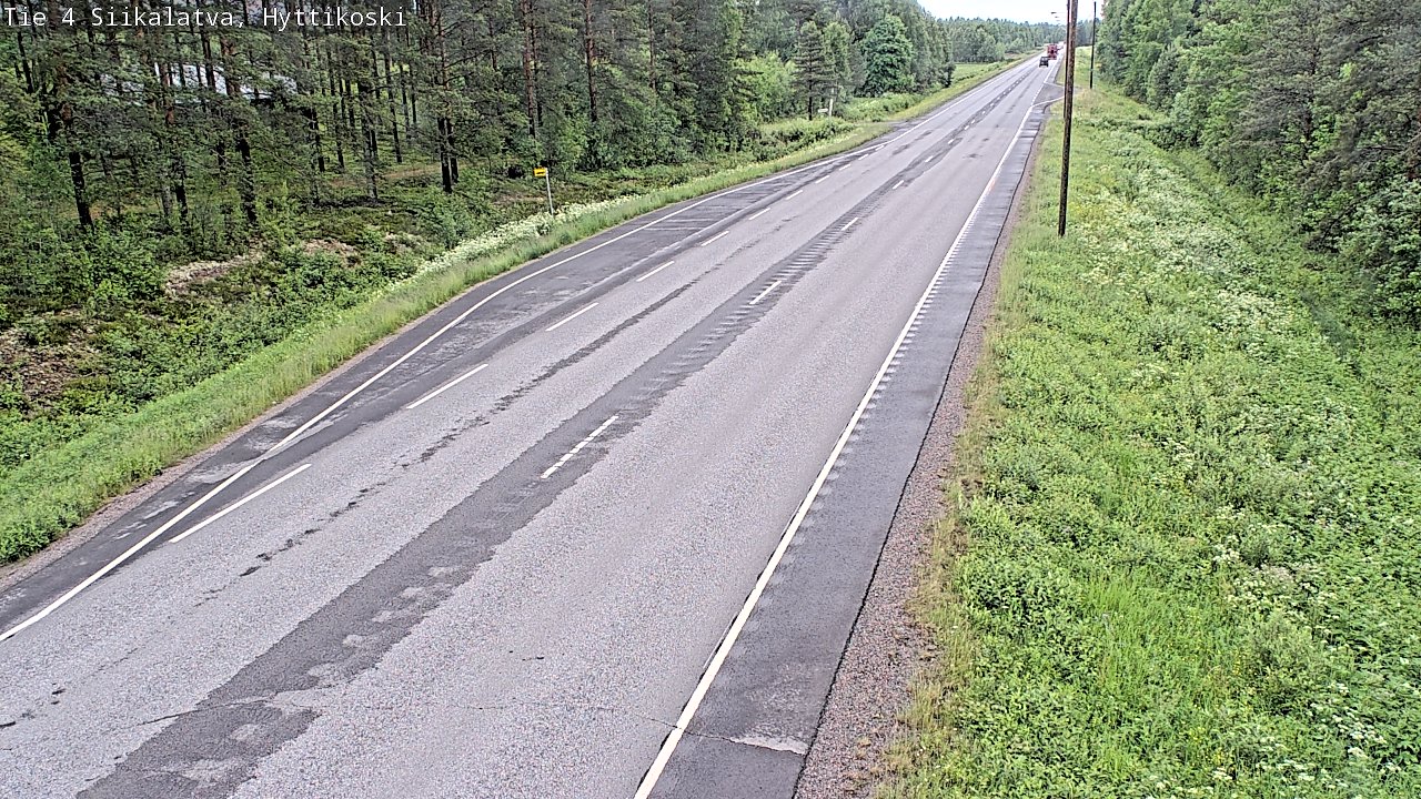 Weather Camera Image Road 4 Siikalatva, Hyttikoski, Siikalatva, Pohjois-Pohjanmaa
