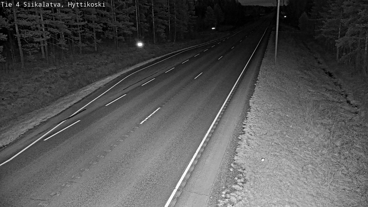 Weather Camera Image Road 4 Siikalatva, Hyttikoski, Siikalatva, Pohjois-Pohjanmaa