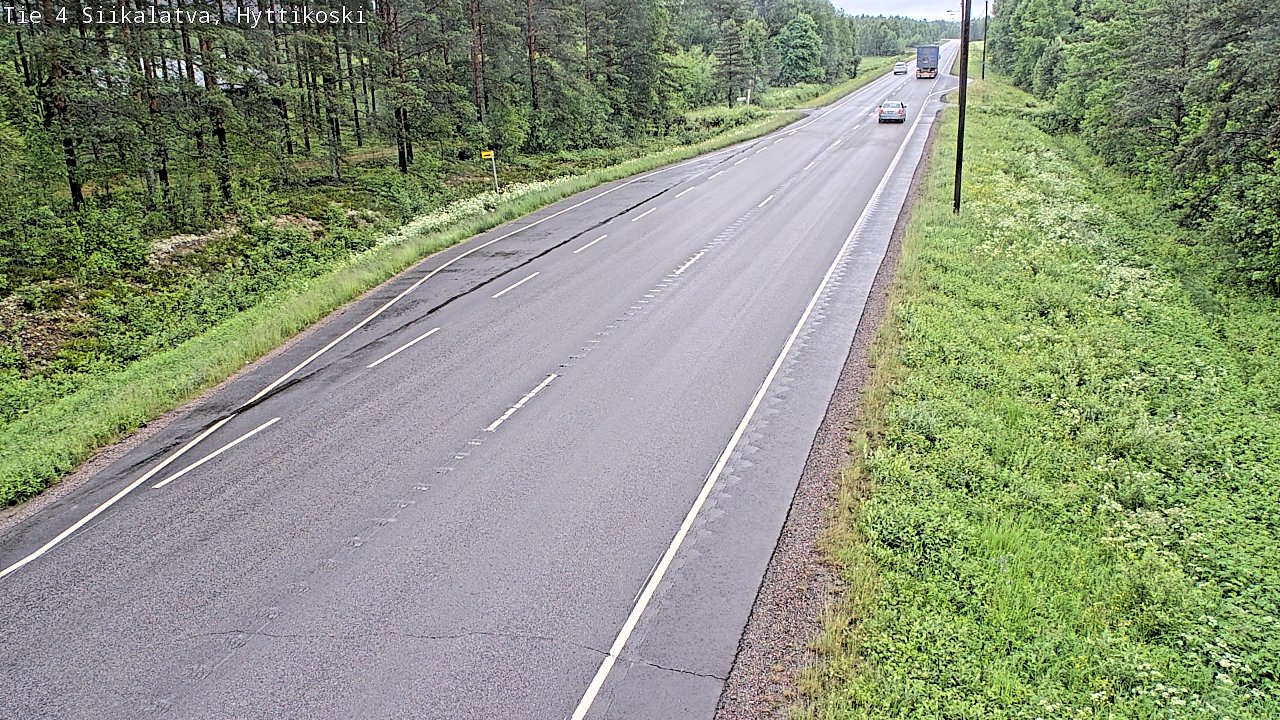Weather Camera Image Road 4 Siikalatva, Hyttikoski, Siikalatva, Pohjois-Pohjanmaa