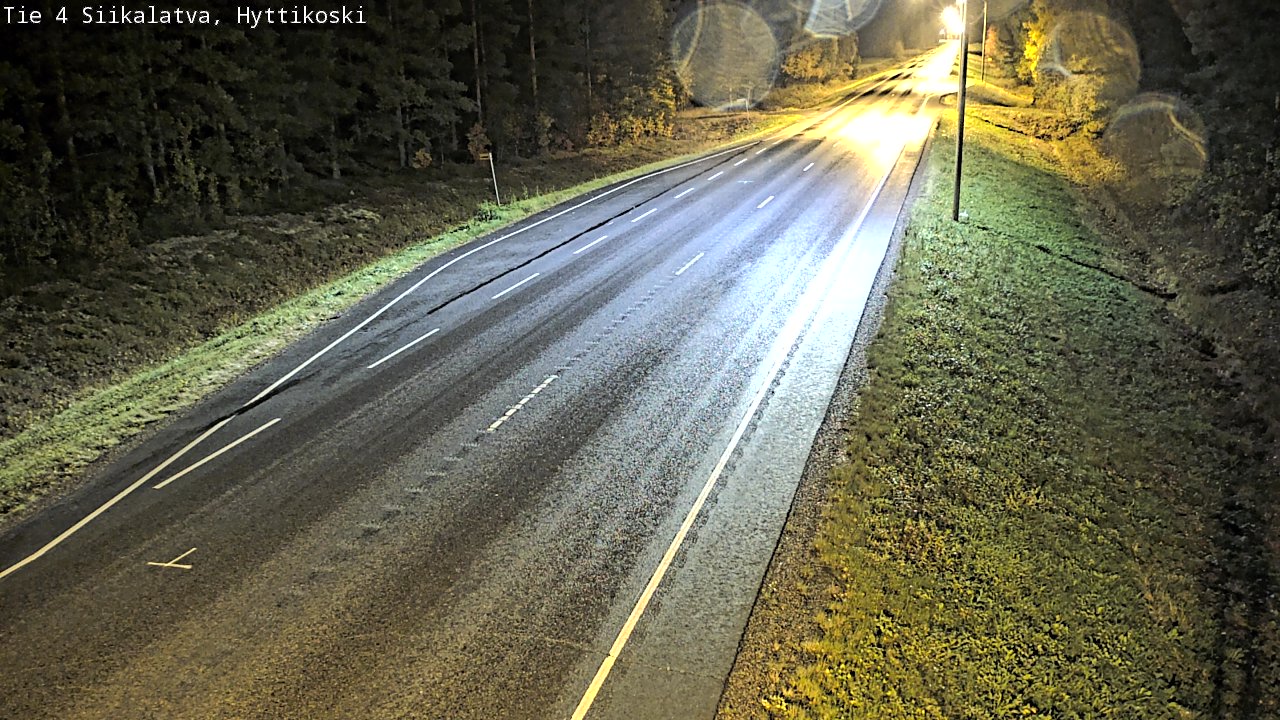 Weather Camera Image Road 4 Siikalatva, Hyttikoski, Siikalatva, Pohjois-Pohjanmaa