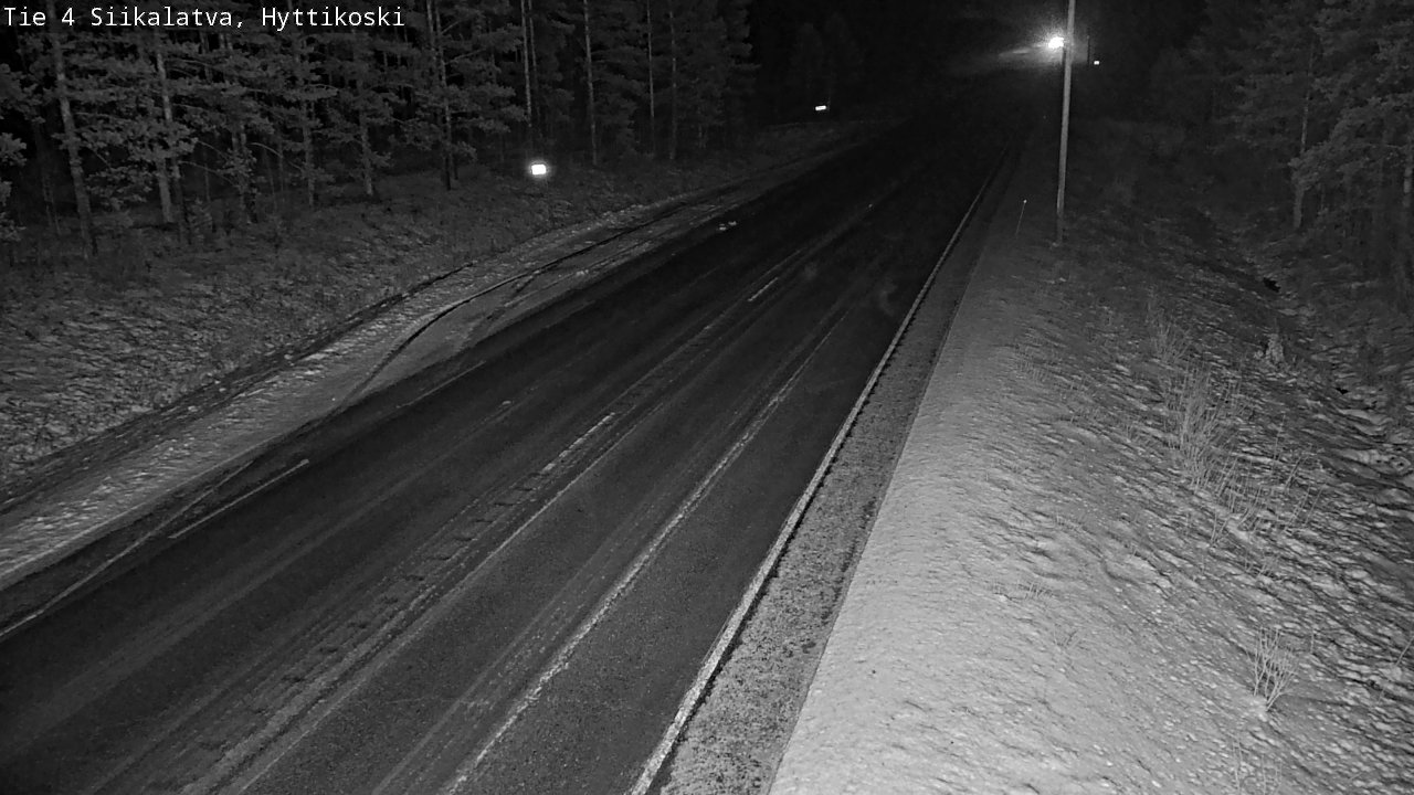 Weather Camera Image Väg 4 Siikalatva, Hyttikoski, Siikalatva, Pohjois-Pohjanmaa