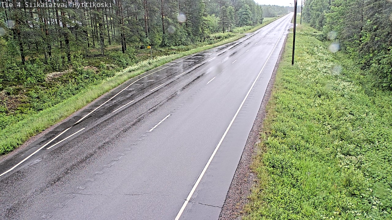 Weather Camera Image Road 4 Siikalatva, Hyttikoski, Siikalatva, Pohjois-Pohjanmaa