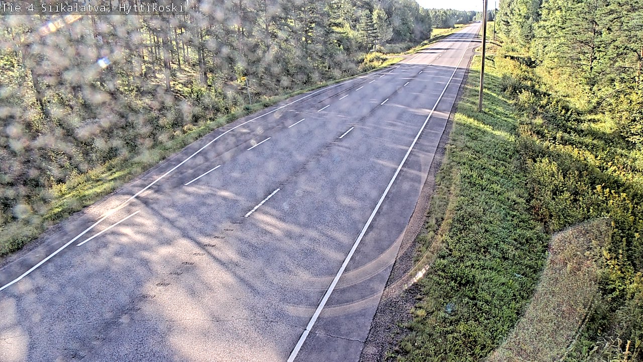 Weather Camera Image Väg 4 Siikalatva, Hyttikoski, Siikalatva, Pohjois-Pohjanmaa