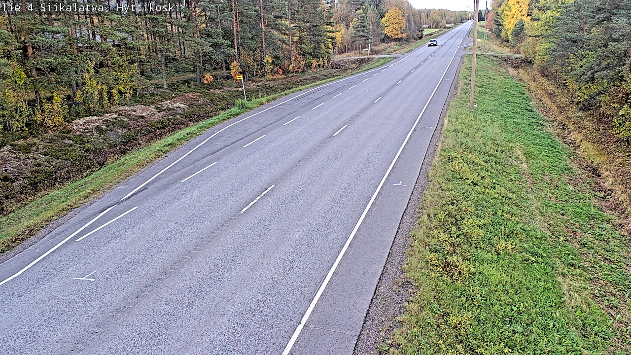 Weather Camera Image Road 4 Siikalatva, Hyttikoski, Siikalatva, Pohjois-Pohjanmaa