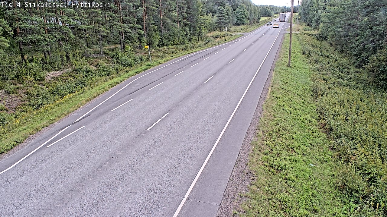 Weather Camera Image Road 4 Siikalatva, Hyttikoski, Siikalatva, Pohjois-Pohjanmaa