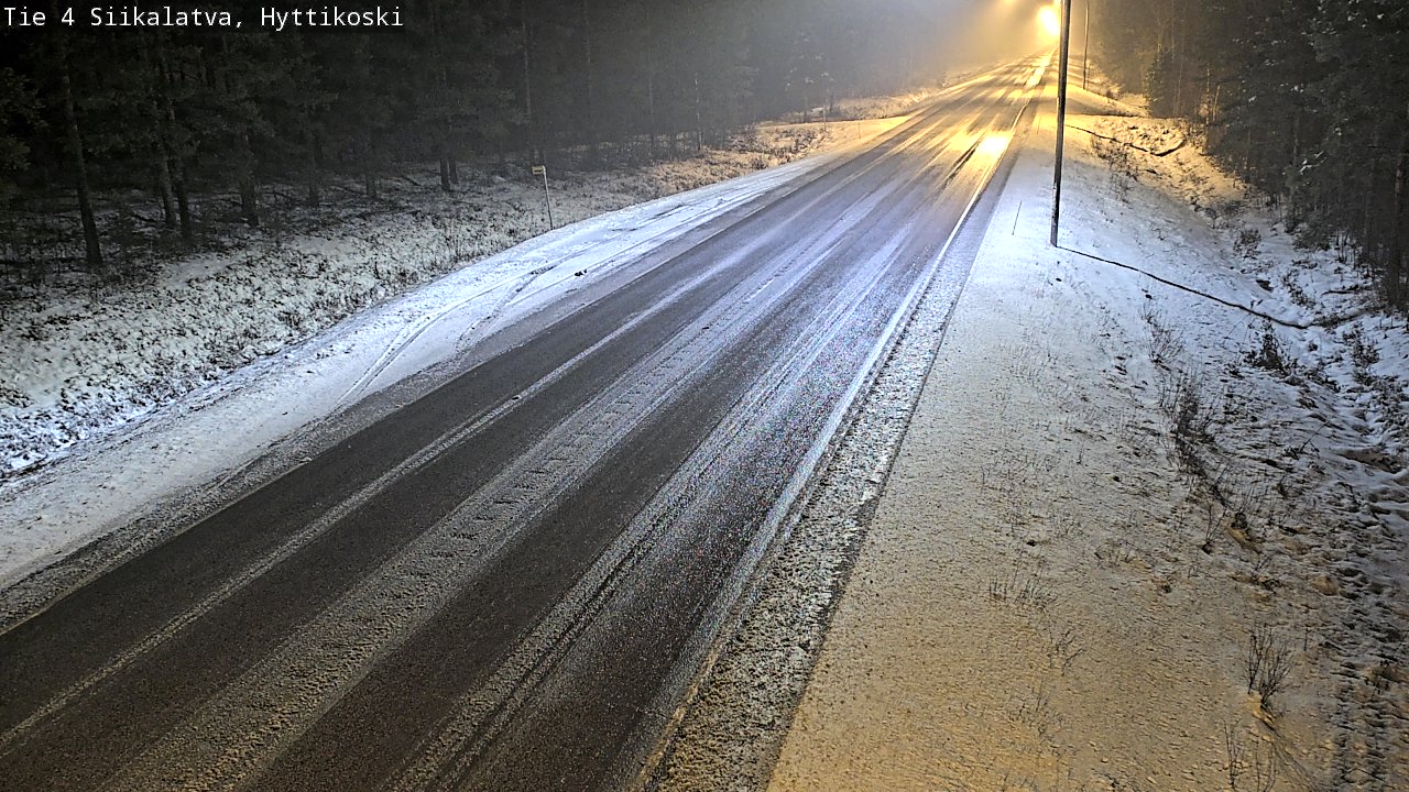 Weather Camera Image Väg 4 Siikalatva, Hyttikoski, Siikalatva, Pohjois-Pohjanmaa