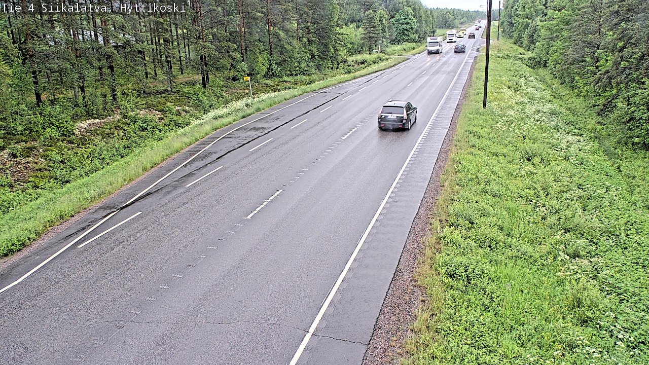 Weather Camera Image Road 4 Siikalatva, Hyttikoski, Siikalatva, Pohjois-Pohjanmaa