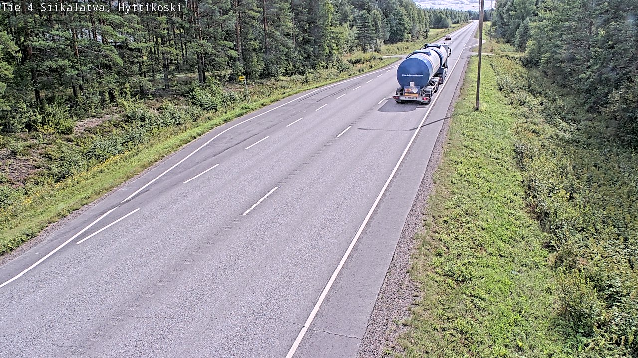 Weather Camera Image Road 4 Siikalatva, Hyttikoski, Siikalatva, Pohjois-Pohjanmaa