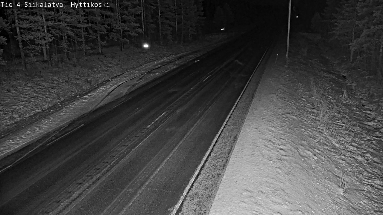 Weather Camera Image Väg 4 Siikalatva, Hyttikoski, Siikalatva, Pohjois-Pohjanmaa