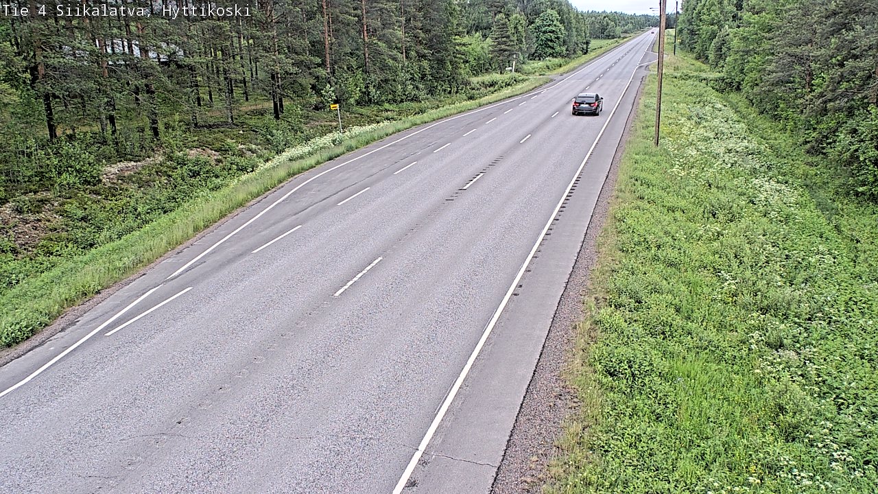 Weather Camera Image Road 4 Siikalatva, Hyttikoski, Siikalatva, Pohjois-Pohjanmaa