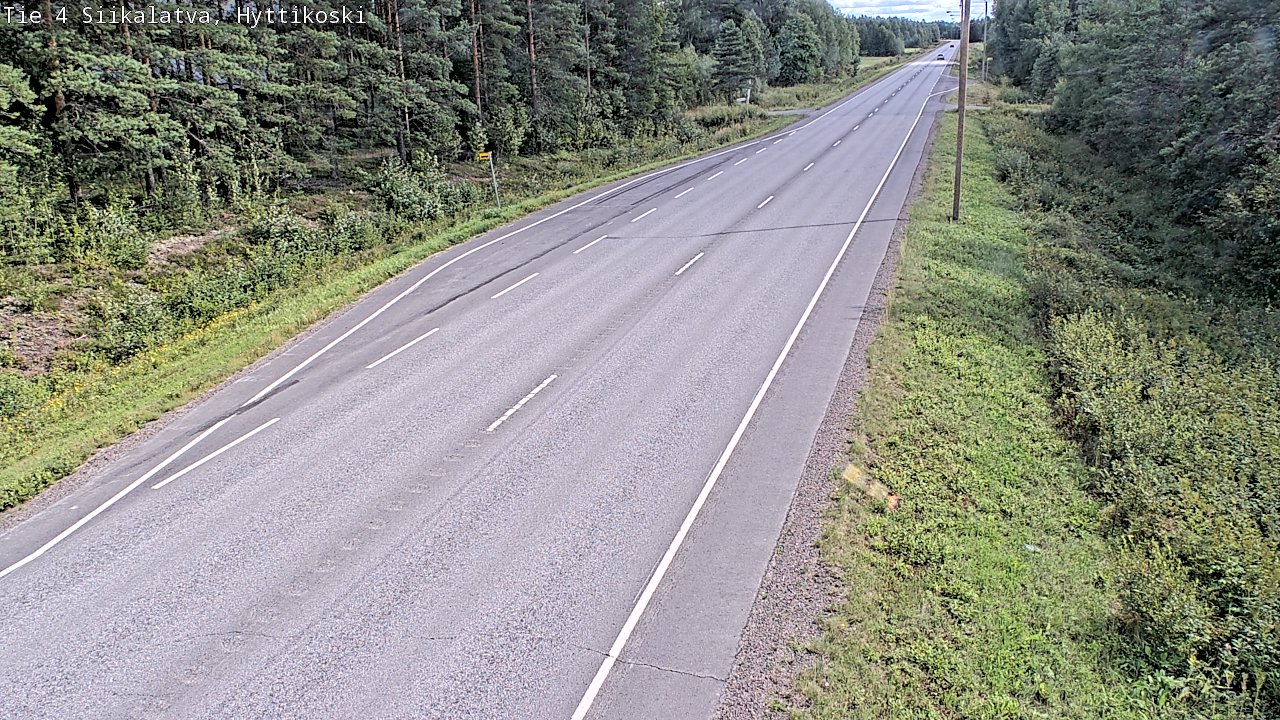 Weather Camera Image Väg 4 Siikalatva, Hyttikoski, Siikalatva, Pohjois-Pohjanmaa