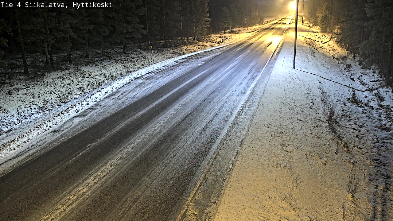 Weather Camera Image Väg 4 Siikalatva, Hyttikoski, Siikalatva, Pohjois-Pohjanmaa
