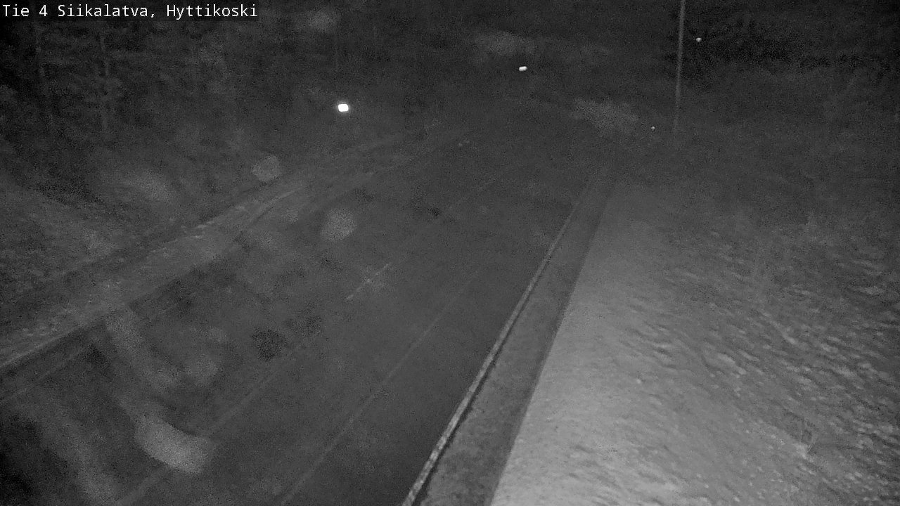 Weather Camera Image Väg 4 Siikalatva, Hyttikoski, Siikalatva, Pohjois-Pohjanmaa