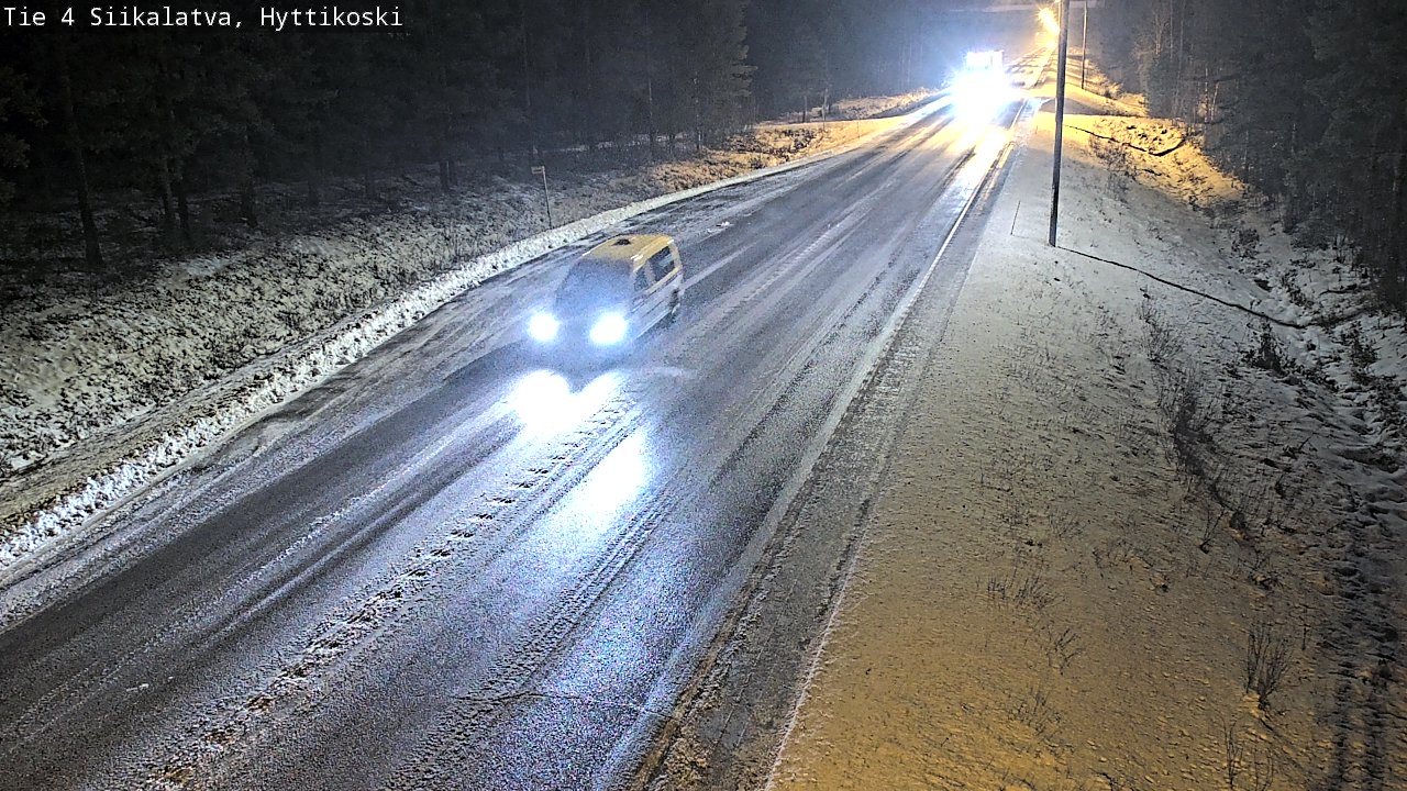 Weather Camera Image Väg 4 Siikalatva, Hyttikoski, Siikalatva, Pohjois-Pohjanmaa