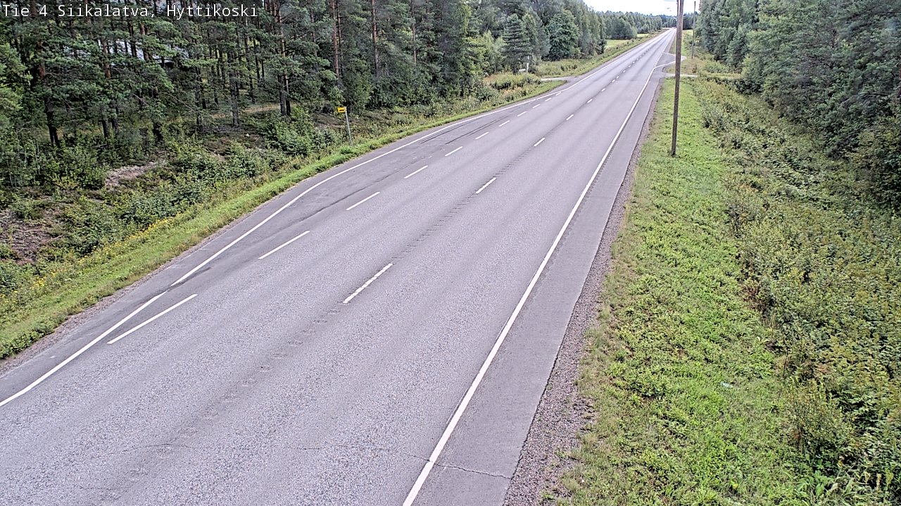 Weather Camera Image Road 4 Siikalatva, Hyttikoski, Siikalatva, Pohjois-Pohjanmaa
