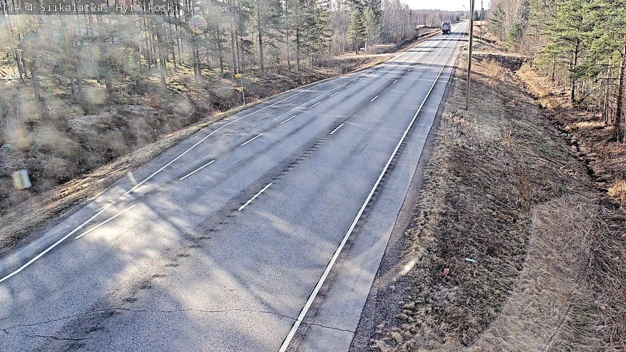 Weather Camera Image Väg 4 Siikalatva, Hyttikoski, Siikalatva, Pohjois-Pohjanmaa