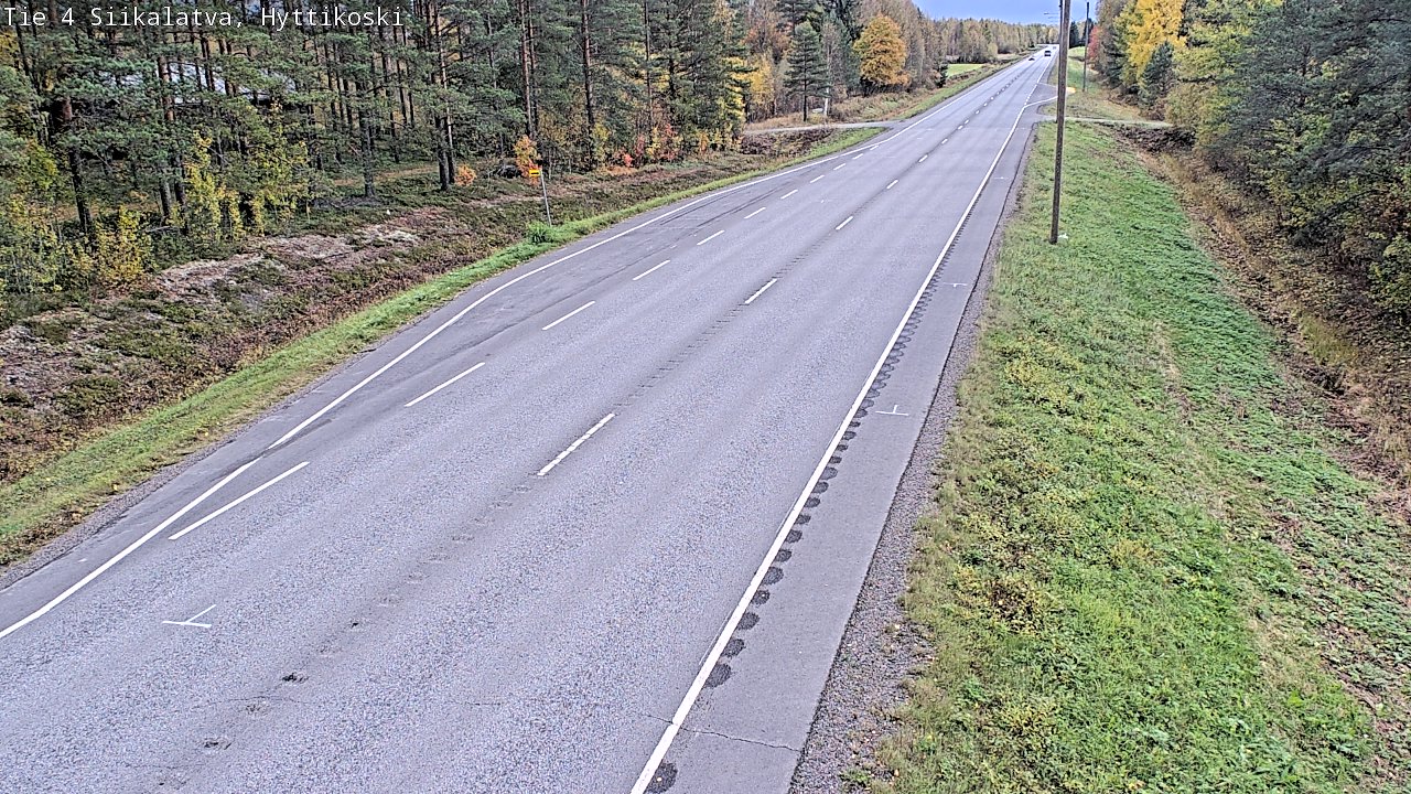 Weather Camera Image Road 4 Siikalatva, Hyttikoski, Siikalatva, Pohjois-Pohjanmaa