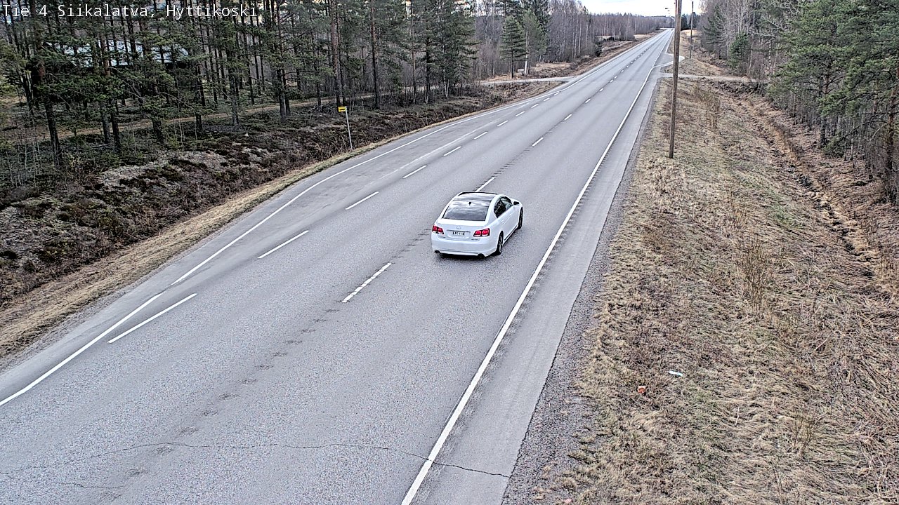 Weather Camera Image Road 4 Siikalatva, Hyttikoski, Siikalatva, Pohjois-Pohjanmaa